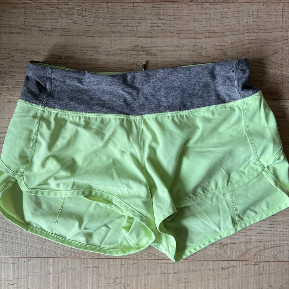 Speed shorts 2.5 low rise Size 4 lined